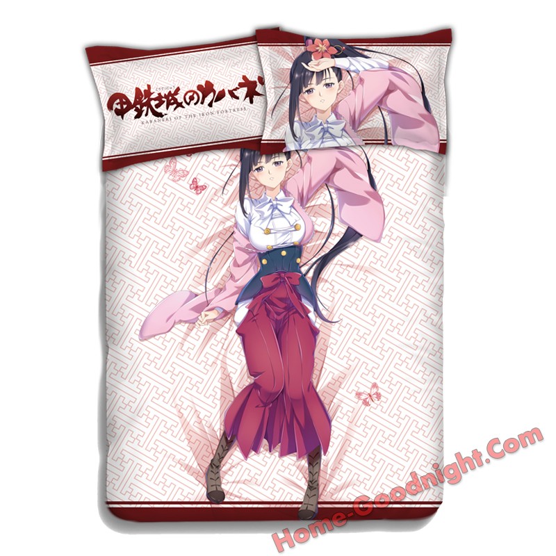 Ayame Yomogawa - Kabaneri the Iron Fortress Japanese Anime Bed Sheet Duvet Covers